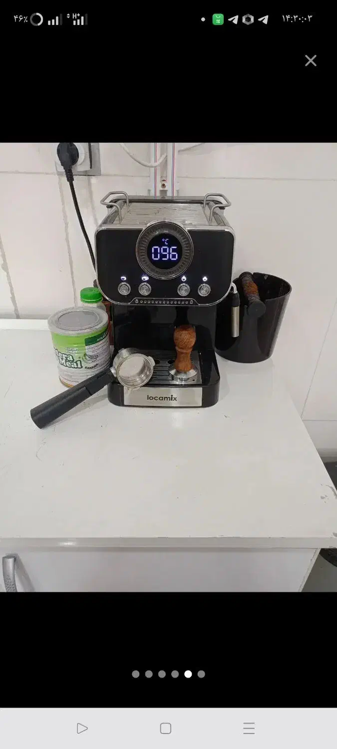 دستگاه اسپرسو سازخانگی بسیار کم کار|سماور، چایساز، قهوهساز|تربتحیدریه, طالقانی|دیوار