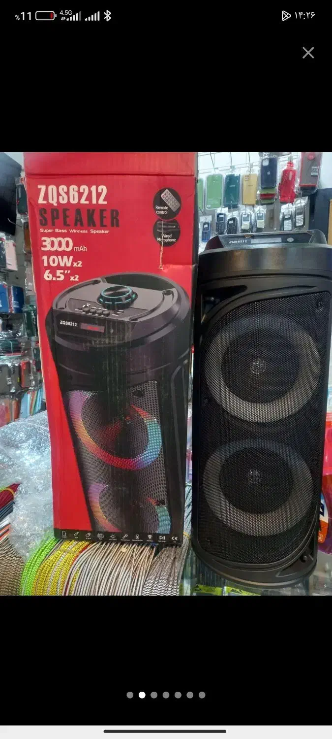 اسپیکر اورجینال ZQS6212|پخشکننده همراه|کرمانشاه, |دیوار