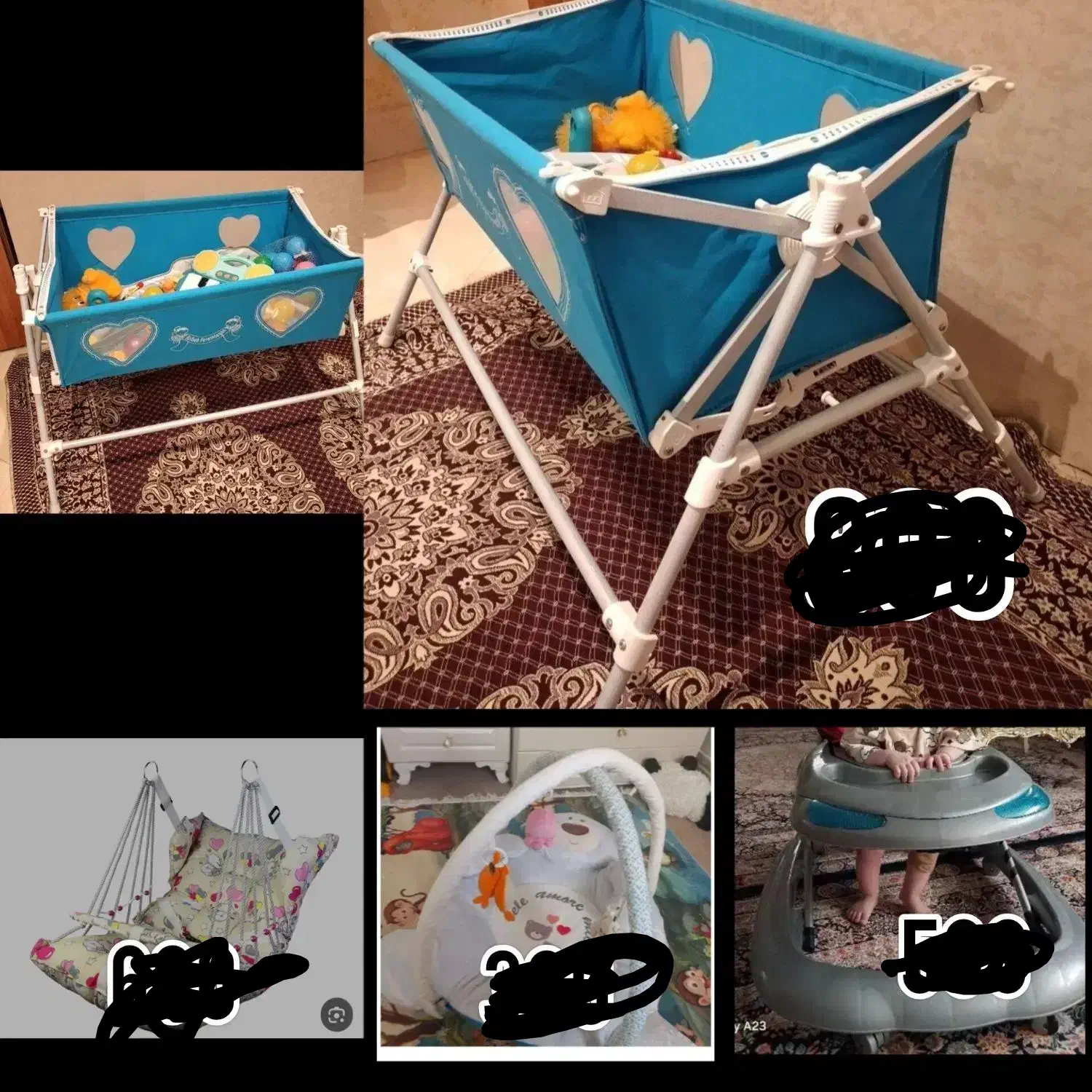 تمامی وسایل در حد نو هستند|اسباب و اثاث بچه|جاجرود, |دیوار