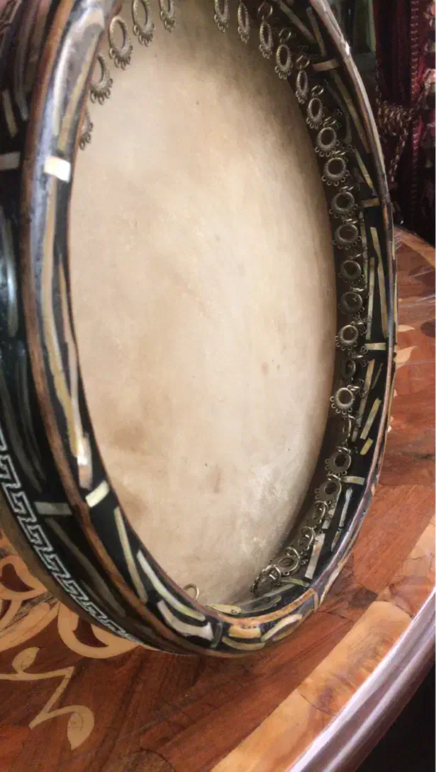 قاوال ( دایره) آذری صدف کاری|سازهای سنتی|تبریز, |دیوار