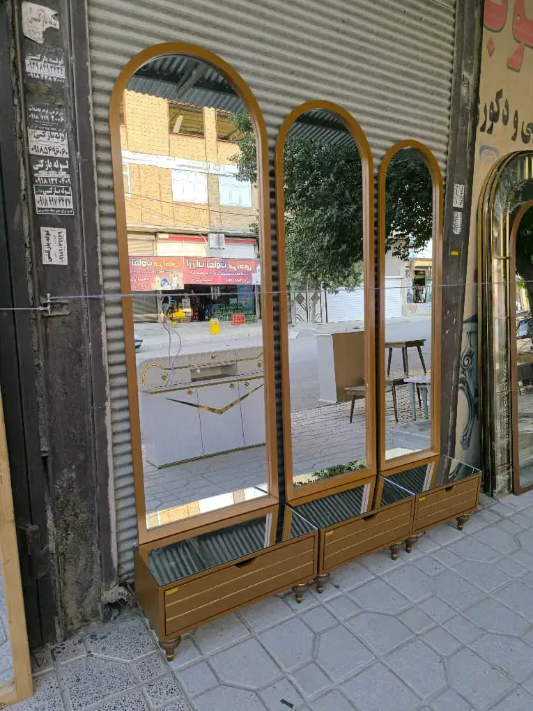 آینه باکس دوتکه تک کشو MDF|آینه|شاهین‌شهر, خانه کارگر|دیوار