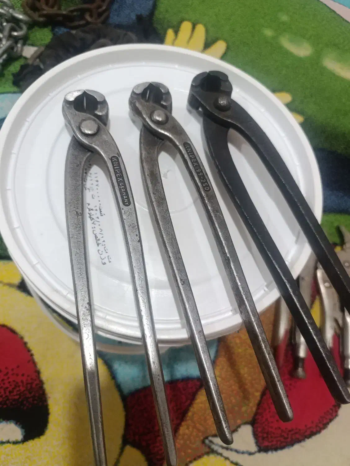 انبر آلماتور بندی. زنجیر قفل ماشین|ابزارآلات|محمدشهر, محمدشهر|دیوار