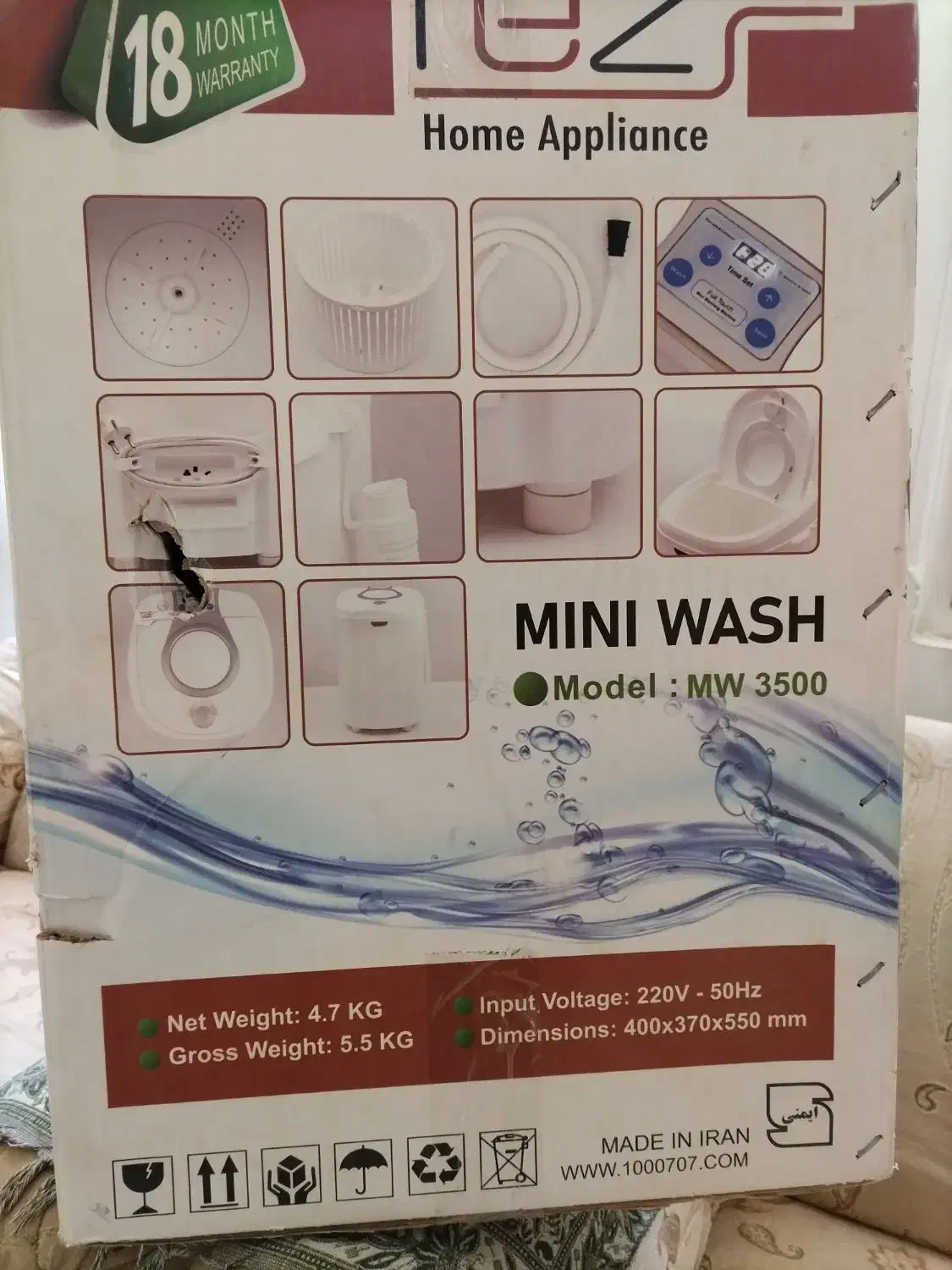 لباسشویی مینی واش تز|ماشین لباسشویی و خشک‌کن لباس|قم, قم نو|دیوار