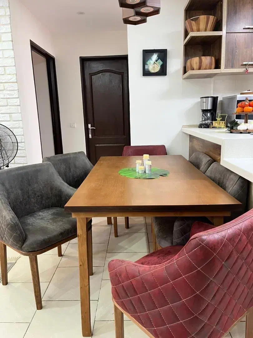 میزنهارخوری ۶ نفره|میز و صندلی غذاخوری|رشت, کوی مهر|دیوار