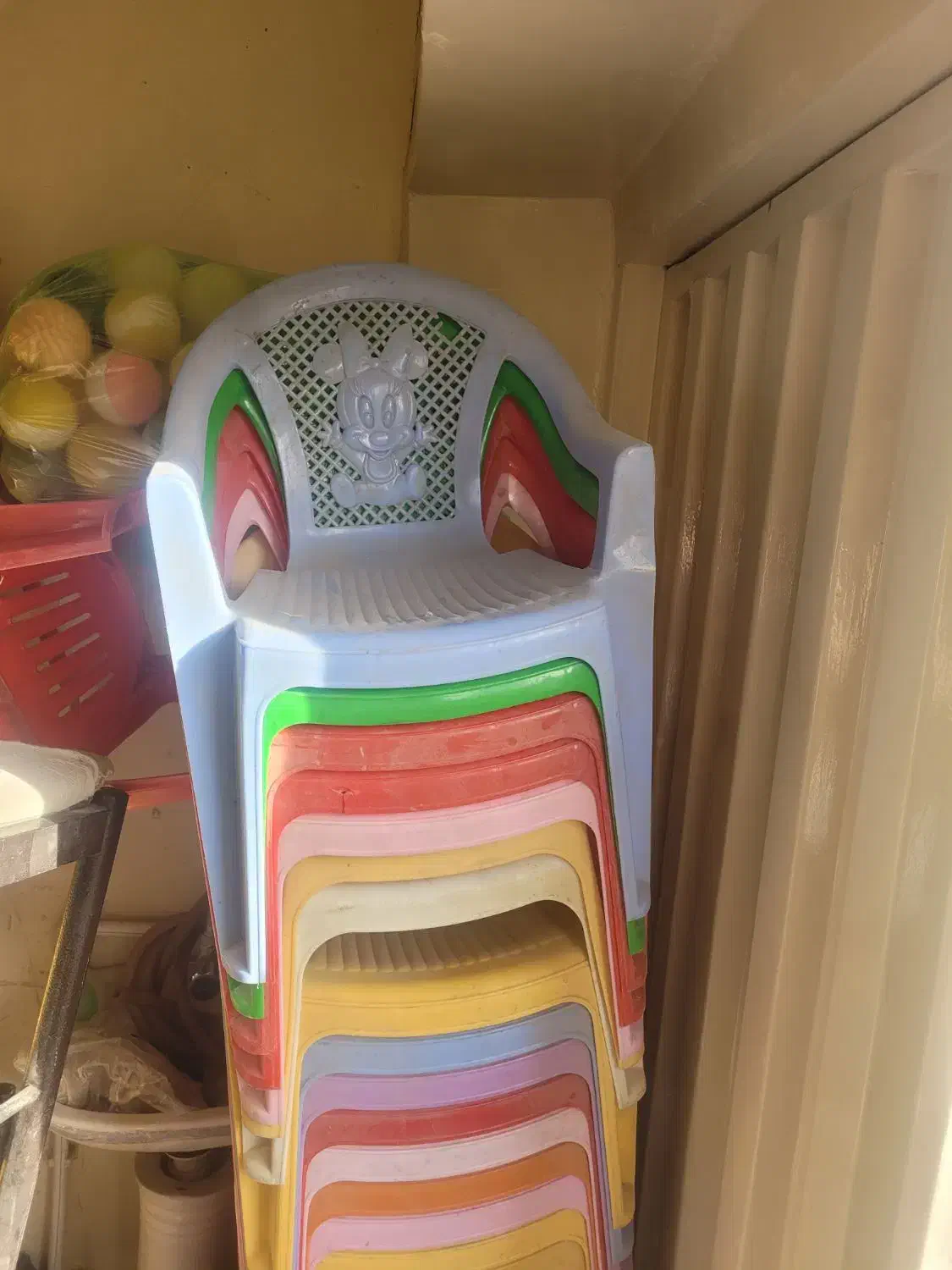 پنجاه عدد صندلی پلاستیکی کوچک مهدکودک|صندلی و نیمکت|تبریز, |دیوار