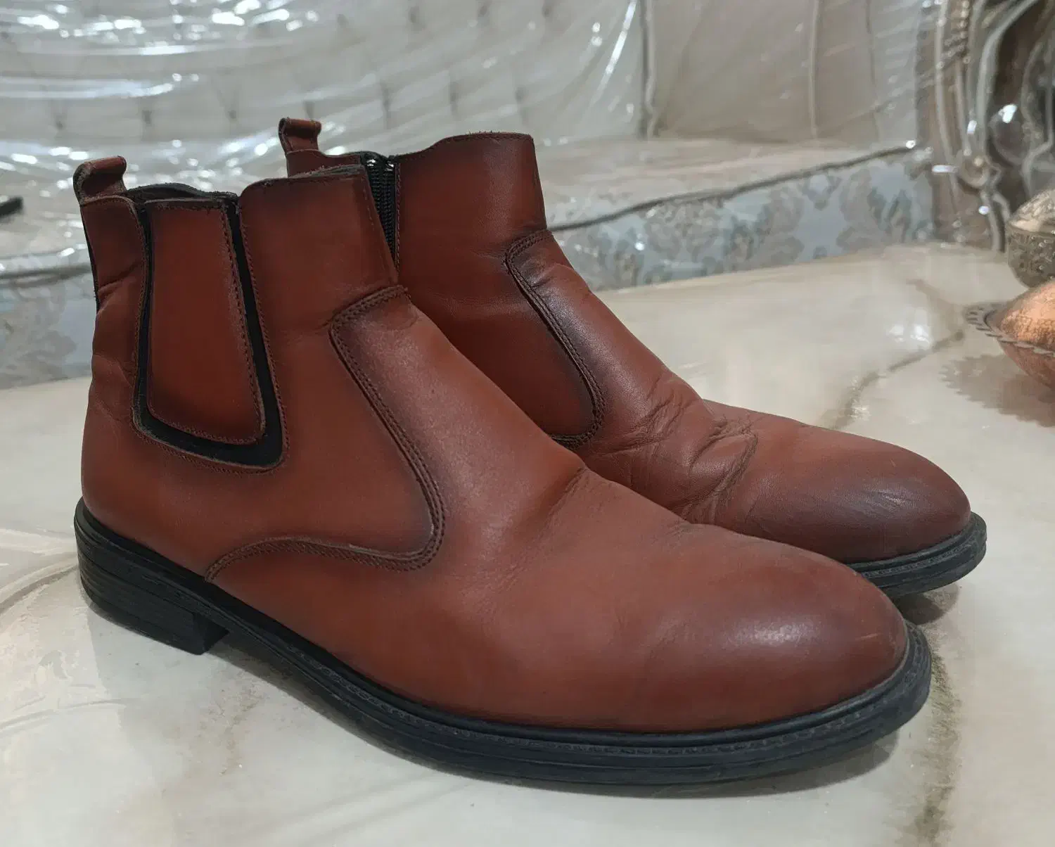 کفش چرم تبریز سایز 41|کیف، کفش، کمربند|ری, اقدسیه|دیوار