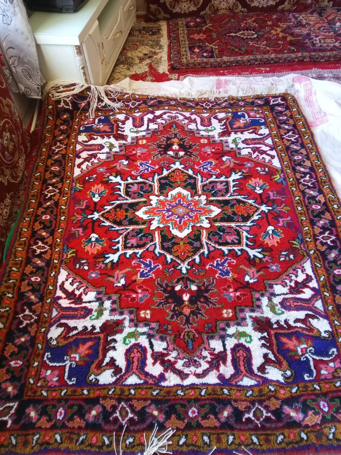 فرش هریس قالیچه|فرش|خواجه, |دیوار