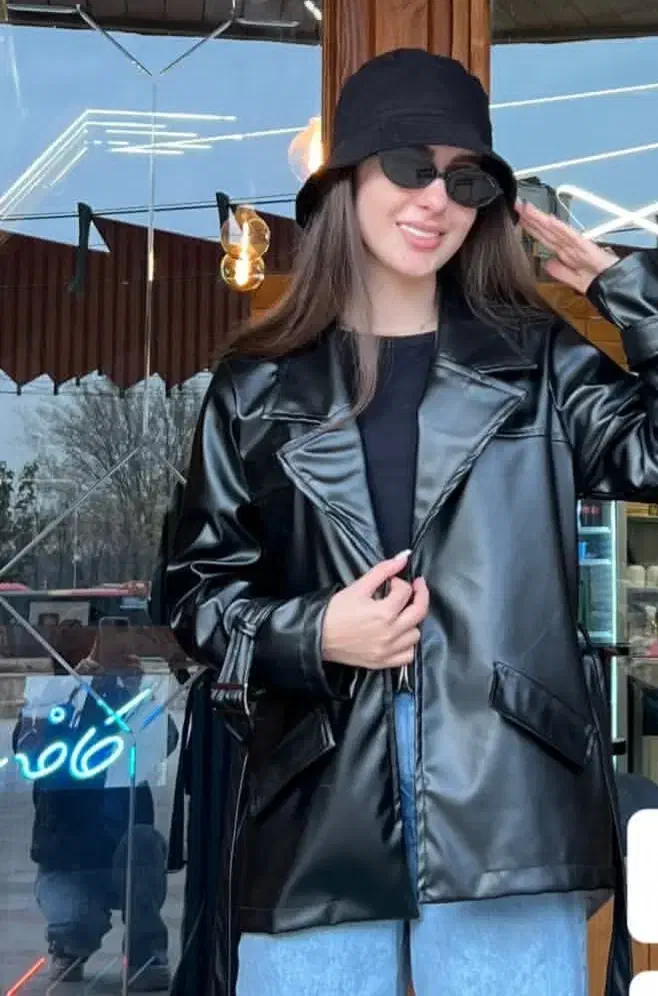 کت چرم زنانه|لباس|تهران, حکیمیه|دیوار