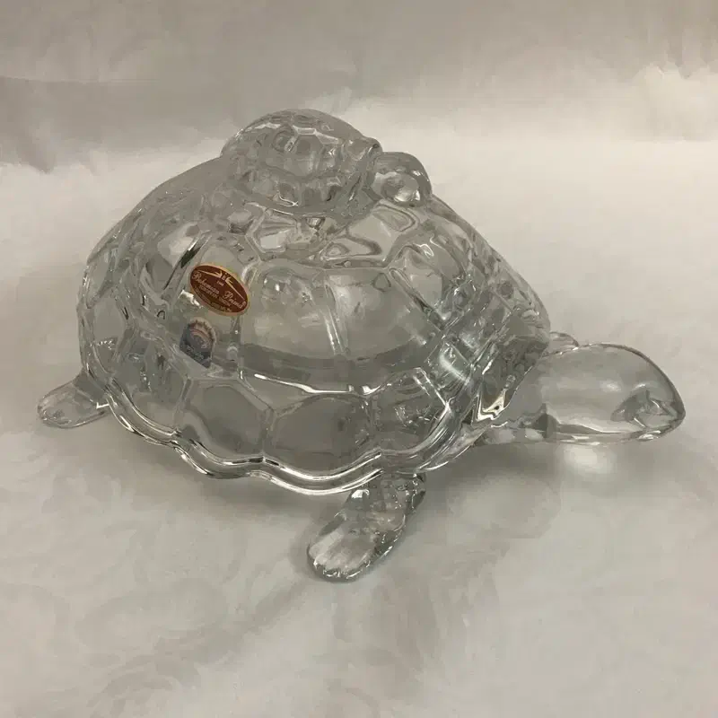 لاک پشت کریستال اصل چک|مجسمه، تندیس، ماکت|قم, بنیاد|دیوار