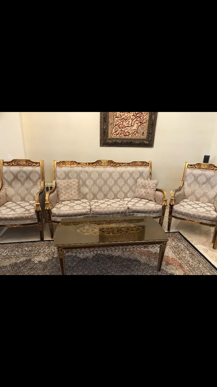 دست 7 نفره مبلمان پشت تخت|مبلمان خانگی و میز عسلی|تهران, شمیراننو|دیوار