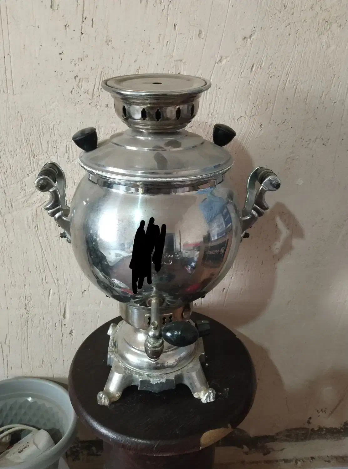 سماور گازی|سماور، چای‌ساز، قهوه‌ساز|تربت جام, باغ سنگان سفلی|دیوار