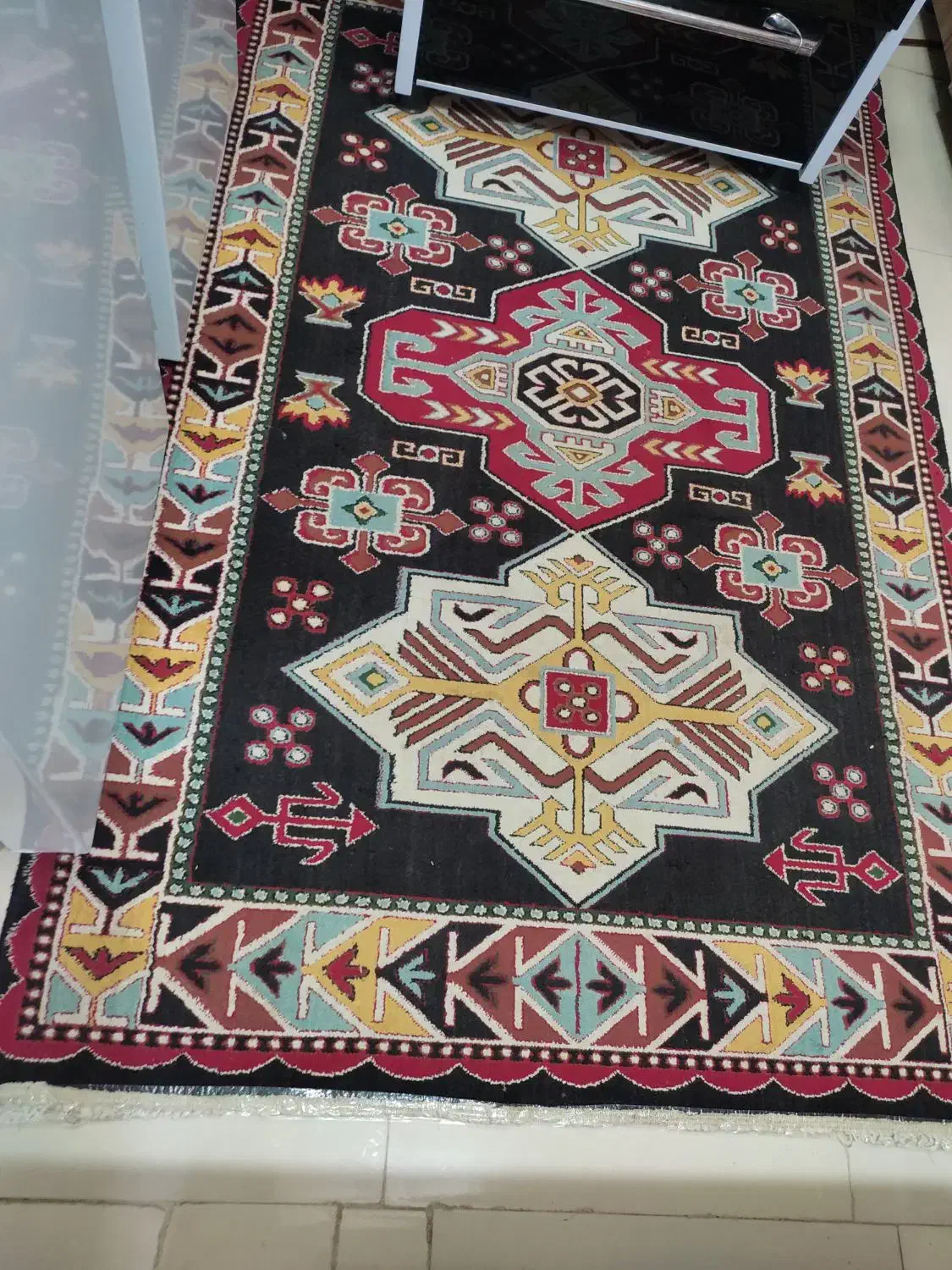 گلیم فرش .سنتی.4متری|گلیم، جاجیم، گبه|دورود, |دیوار