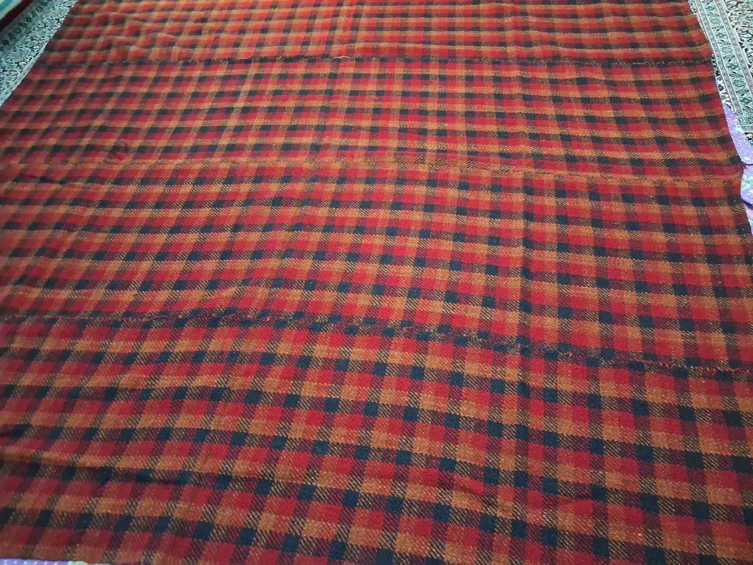 جاجیم پشمی قدیمی|گلیم، جاجیم، گبه|محمدیه-قزوین, |دیوار