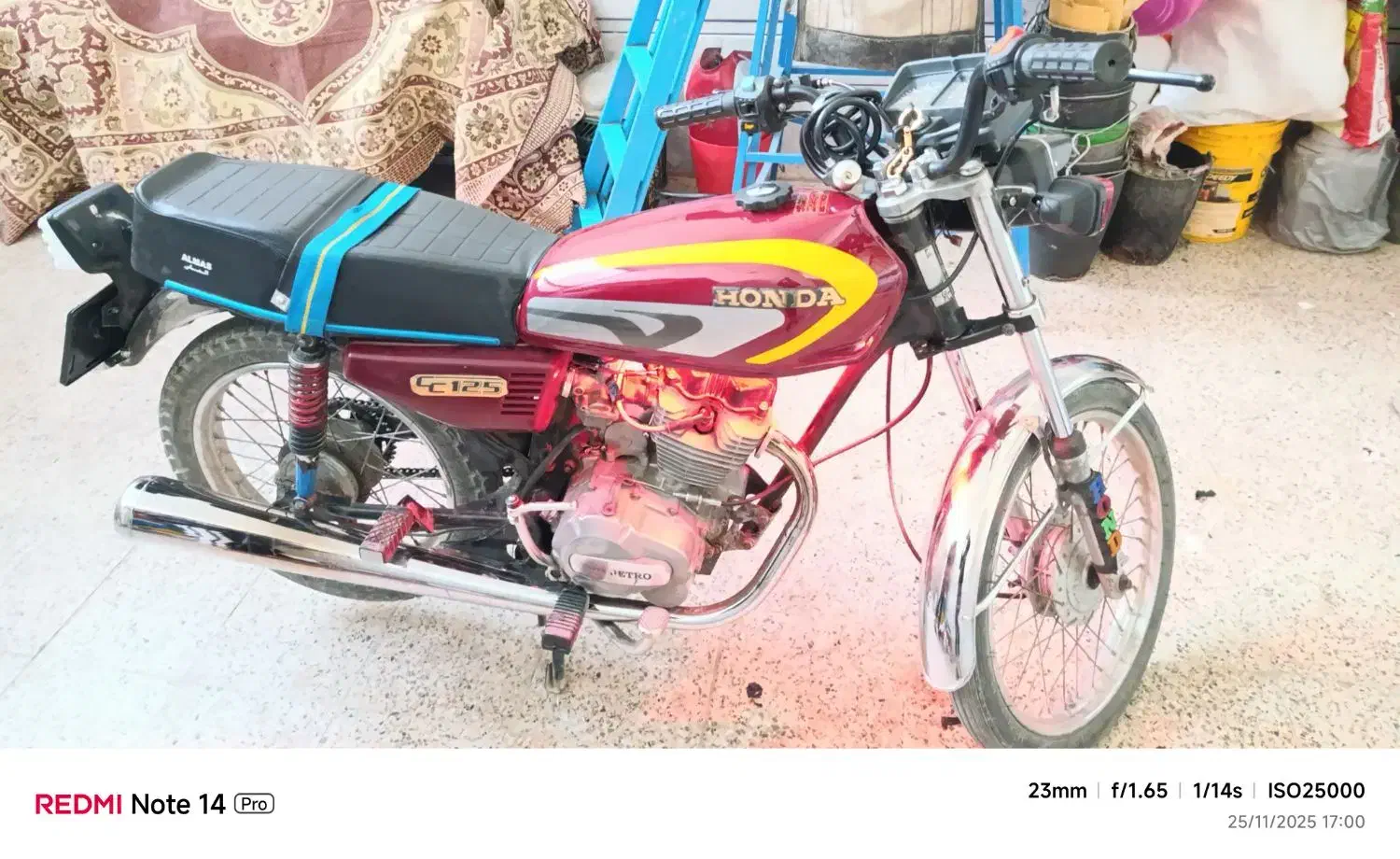 موتور مزایده|موتورسیکلت|نجفآباد, کهریزسنگ|دیوار