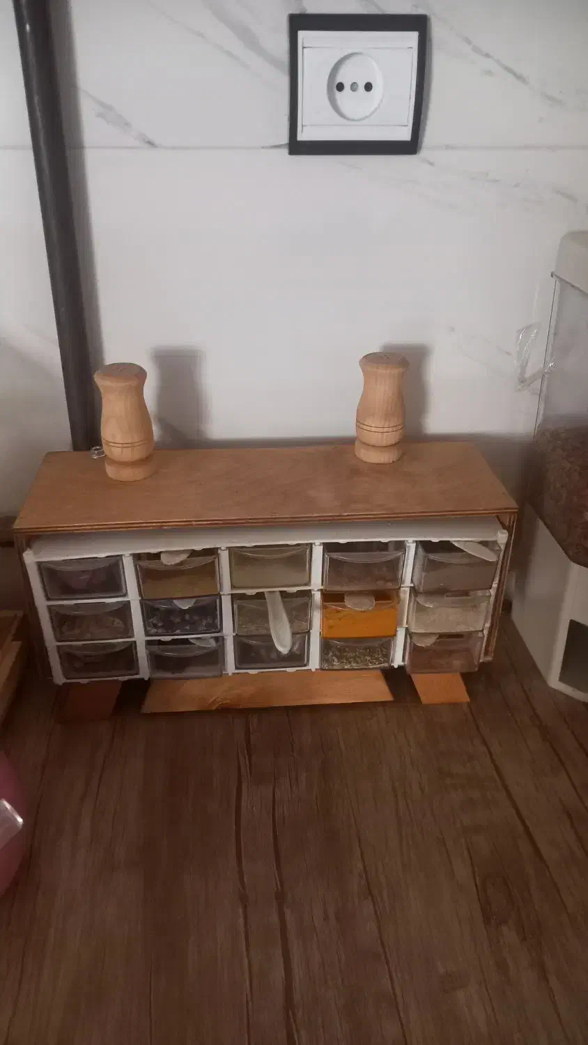 جاحبوباتی و جا ادویه|ظروف نگهدارنده، پلاستیکی، یکبارمصرف|خرمآباد, |دیوار