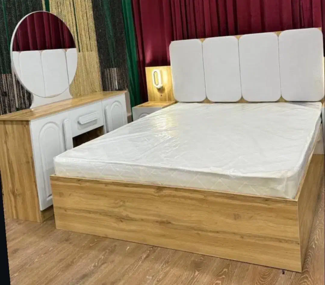 تولیدی سرویس تخت خواب ۲ نفره ۱نفره باکس تشک مدل۵۰۸|تخت و سرویس خواب|شیراز, فرگاز|دیوار