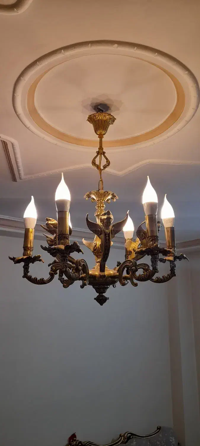 لوستربرنزی|لوستر و چراغ آویز|تهران, امیر بهادر|دیوار