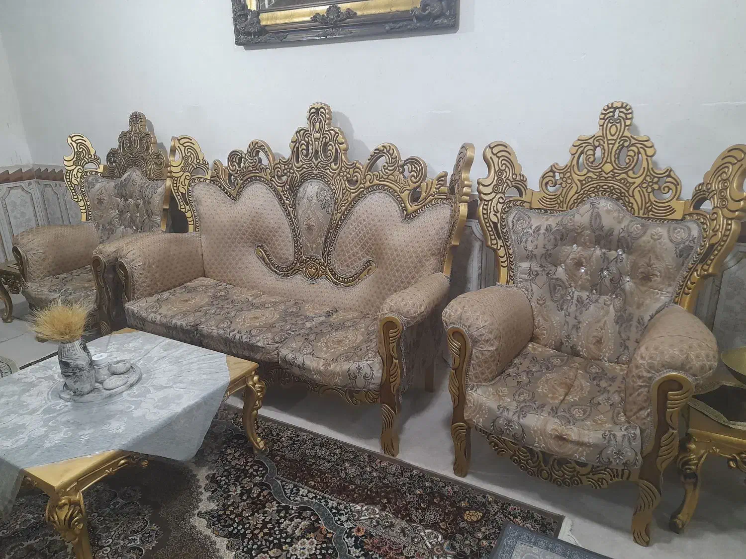 مبل سلطنتی|مبلمان خانگی و میز عسلی|خرمشهر, |دیوار