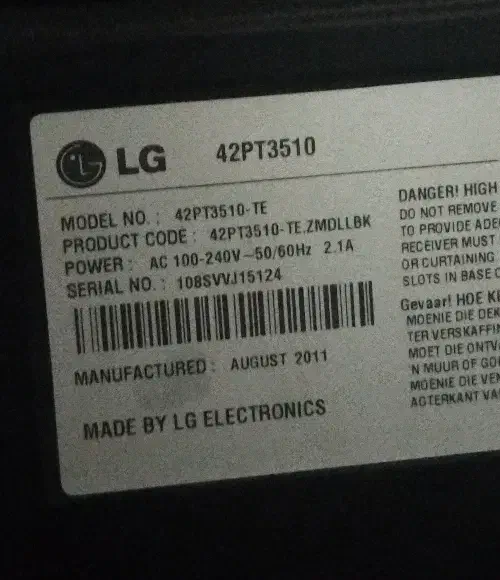 تلوزیون۴۲اینچ پلاسماLCDالجی|تلویزیون و پروژکتور|رباطکریم, رباطکریم|دیوار