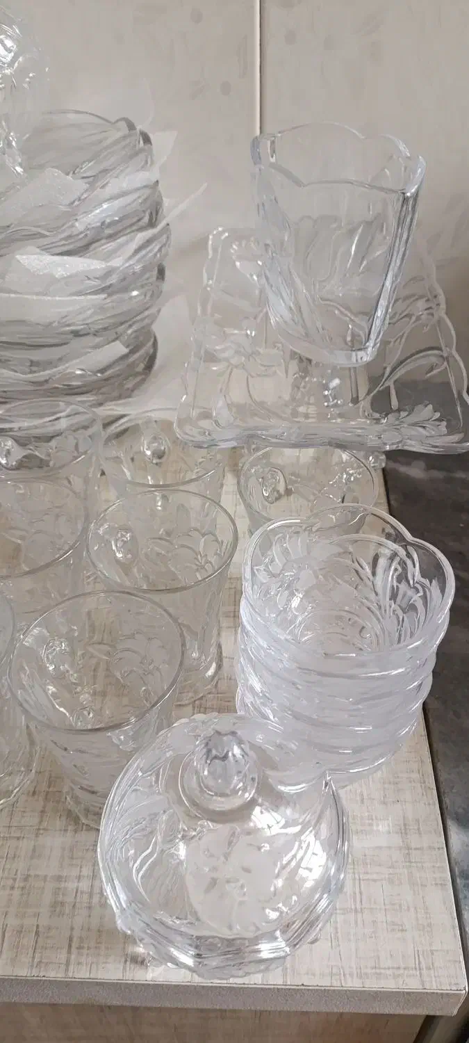 کریستال گل یخ|ظروف سرو و پذیرایی|فشاپویه, |دیوار