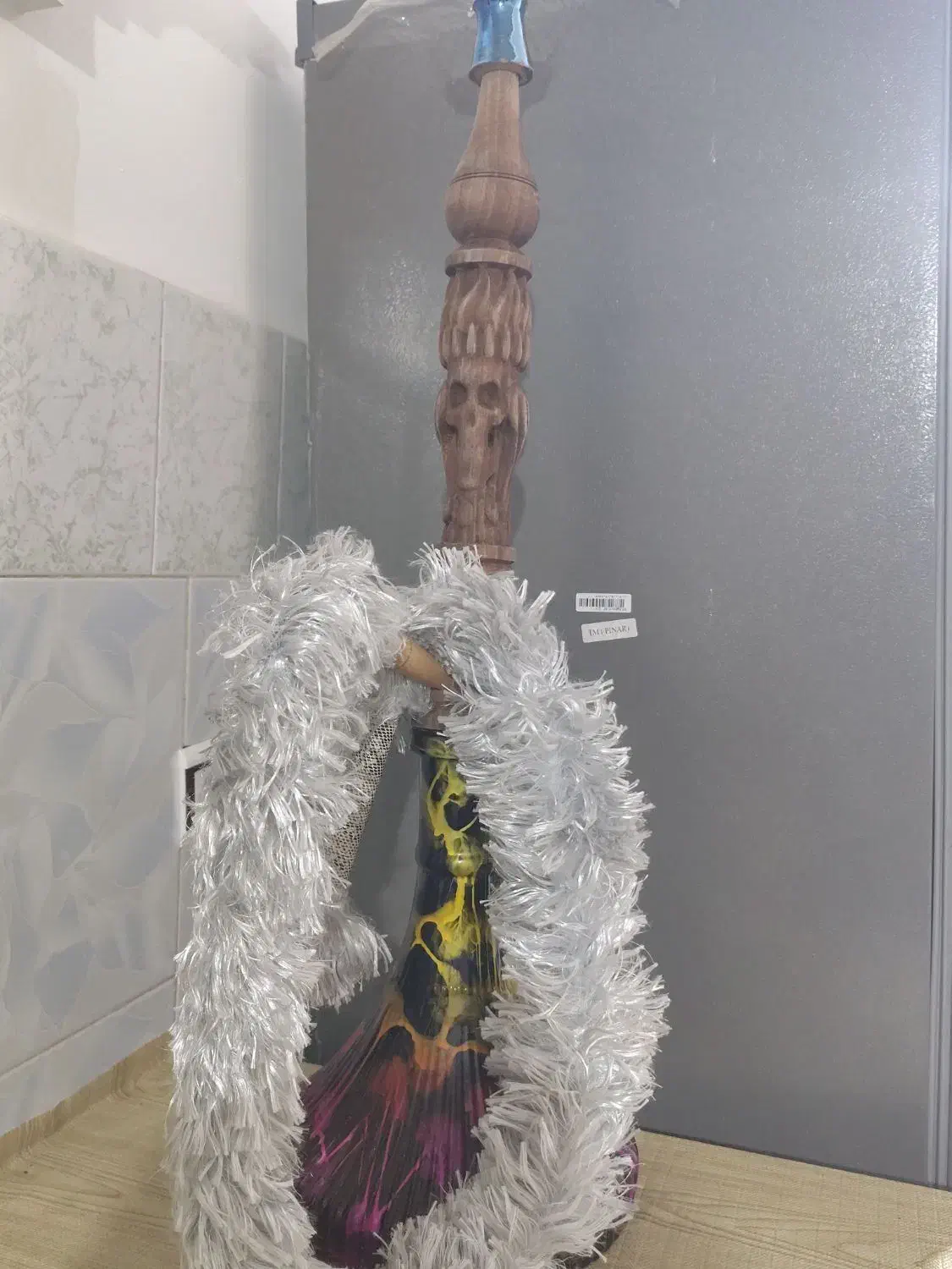 قلیان با تنه چوبی|کلکسیون و سرگرمی|اهر, |دیوار