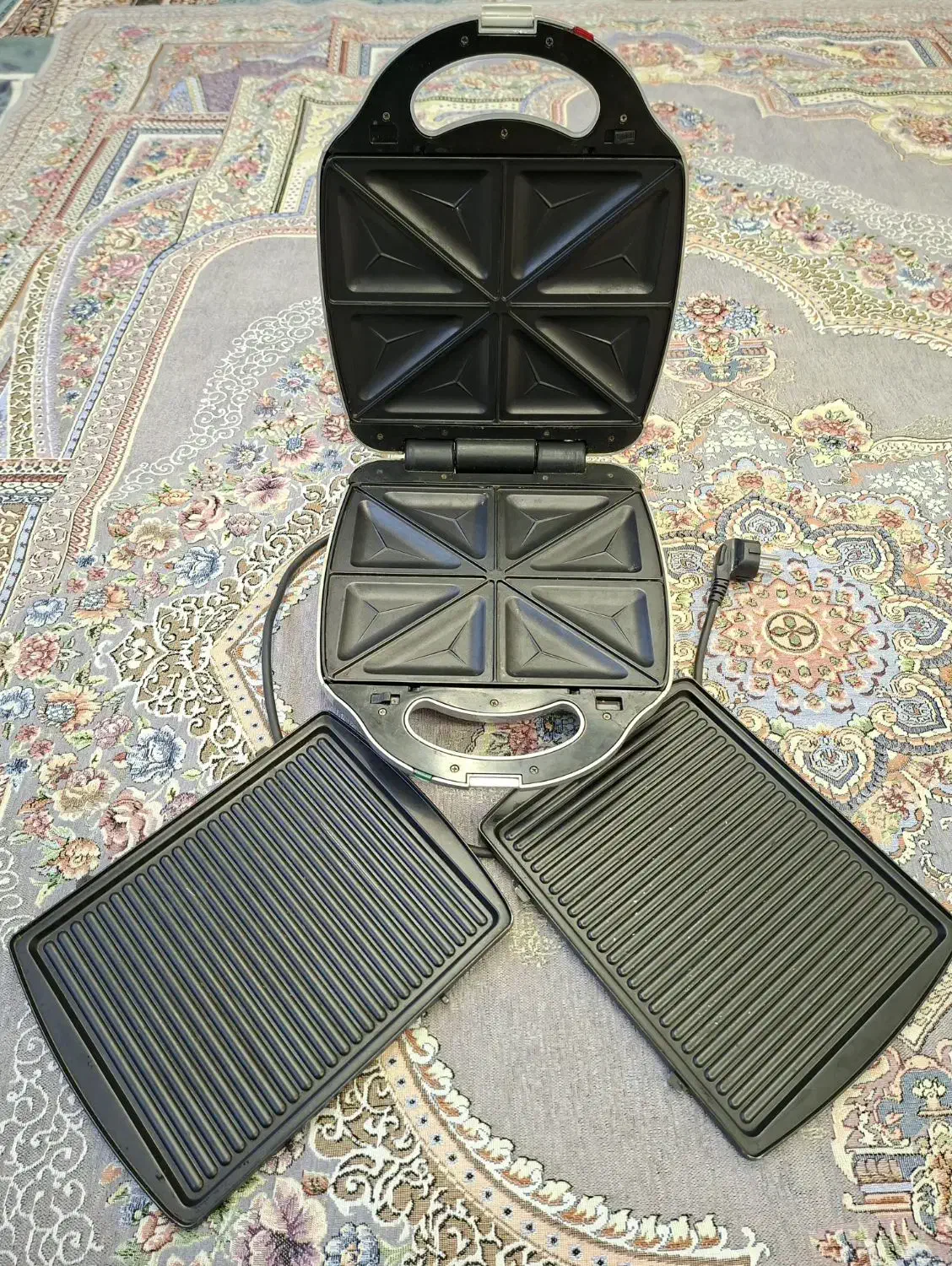 اسنک ساز (ساندویچ ساز) ۲ کاره برند آلمانی|سایر لوازم برقی|شیراز, ریاستی|دیوار