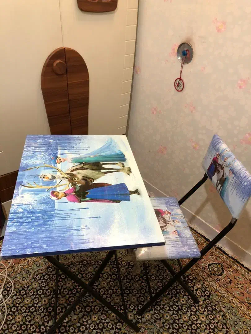 میز تحریر و صندلی طرح السا|میز تحریر و کامپیوتر|سمنان, |دیوار