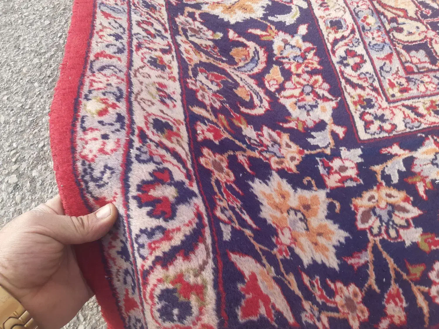 فرش دستبافت ۱۲ متری بدون پارگی و سوختگی خابدار|فرش|اردبیل, |دیوار