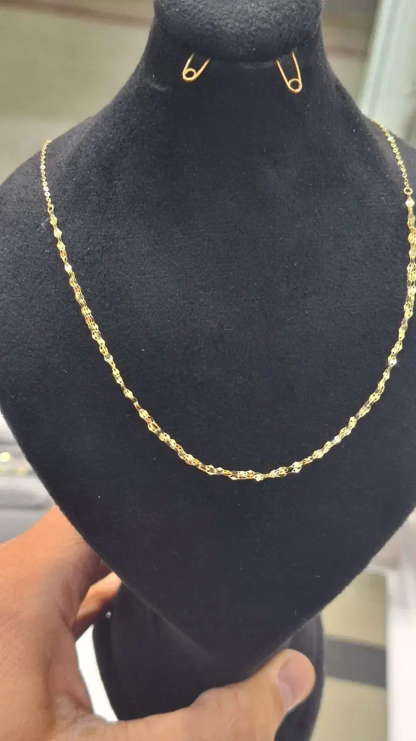 گردنی بافتی 3 رج|جواهرات|قرچک, مهدیه|دیوار