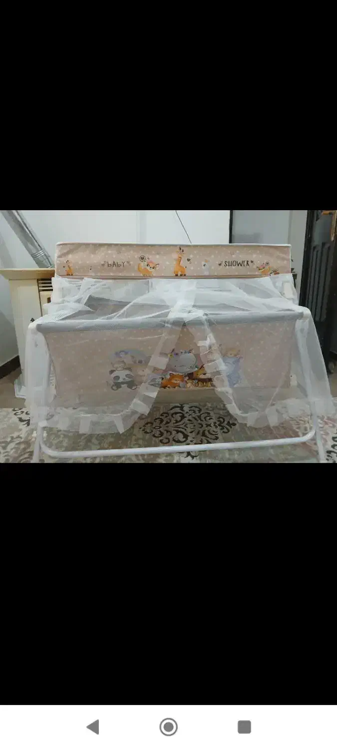 گهواره شادی مدل مخمل طرح باغ وحش|اسباب و اثاث بچه|بیرجند, |دیوار