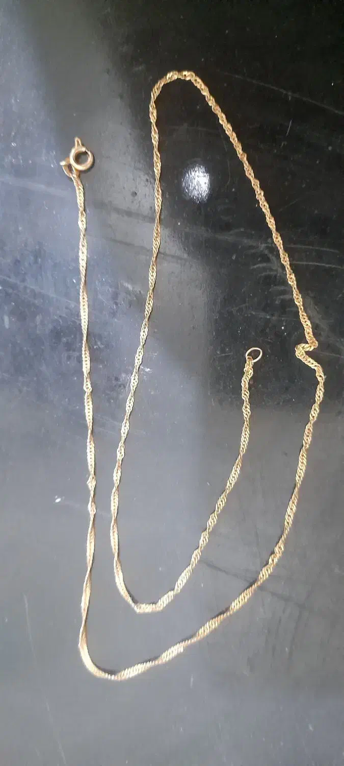 زنجیر ۳/۵۴۰ النگو ۲۰گرم سالم نو|جواهرات|قزوین, |دیوار