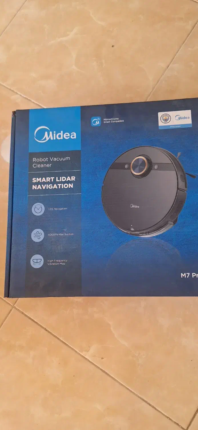 جا رو رباتیک midea m7 pro|جاروبرقی، جارو شارژی، بخارشو|شیراز, فرگاز|دیوار