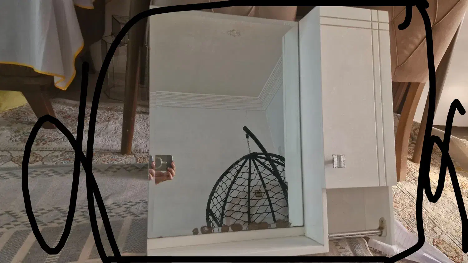 اینه شلف سرویس بهداشتی|لوازم سرویس بهداشتی|طرقبه, |دیوار