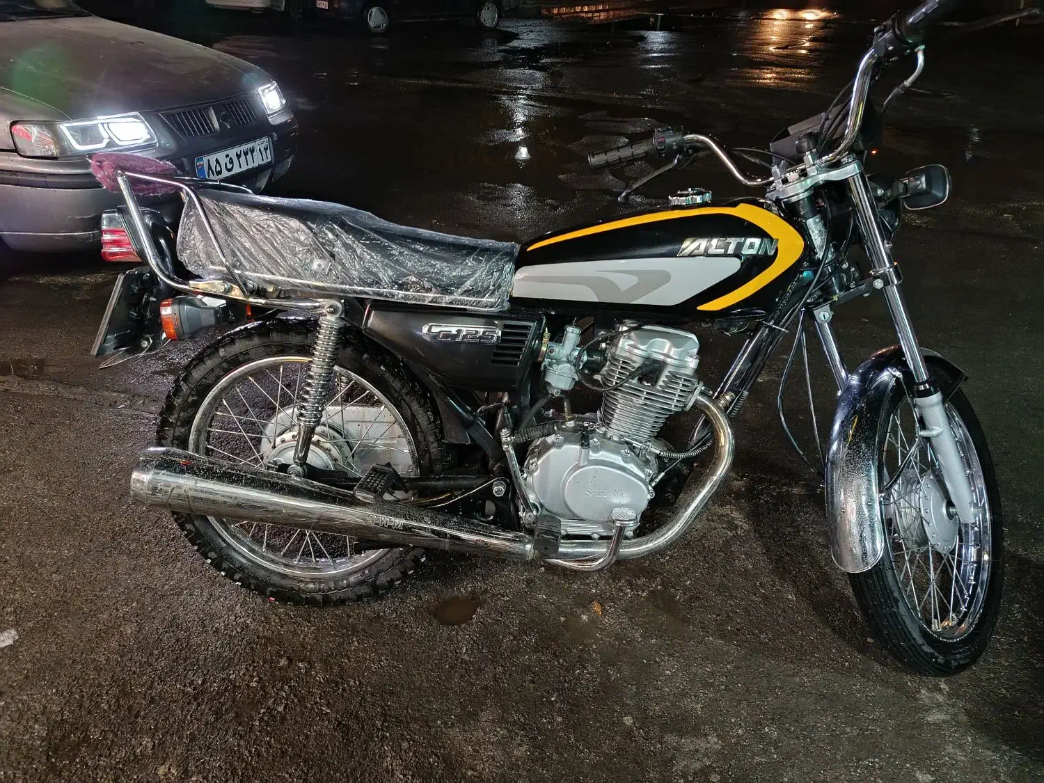 موتور مزایده معاوضه با سیستم ماشین یا پنوماتیک|موتورسیکلت|اصفهان, باتون|دیوار