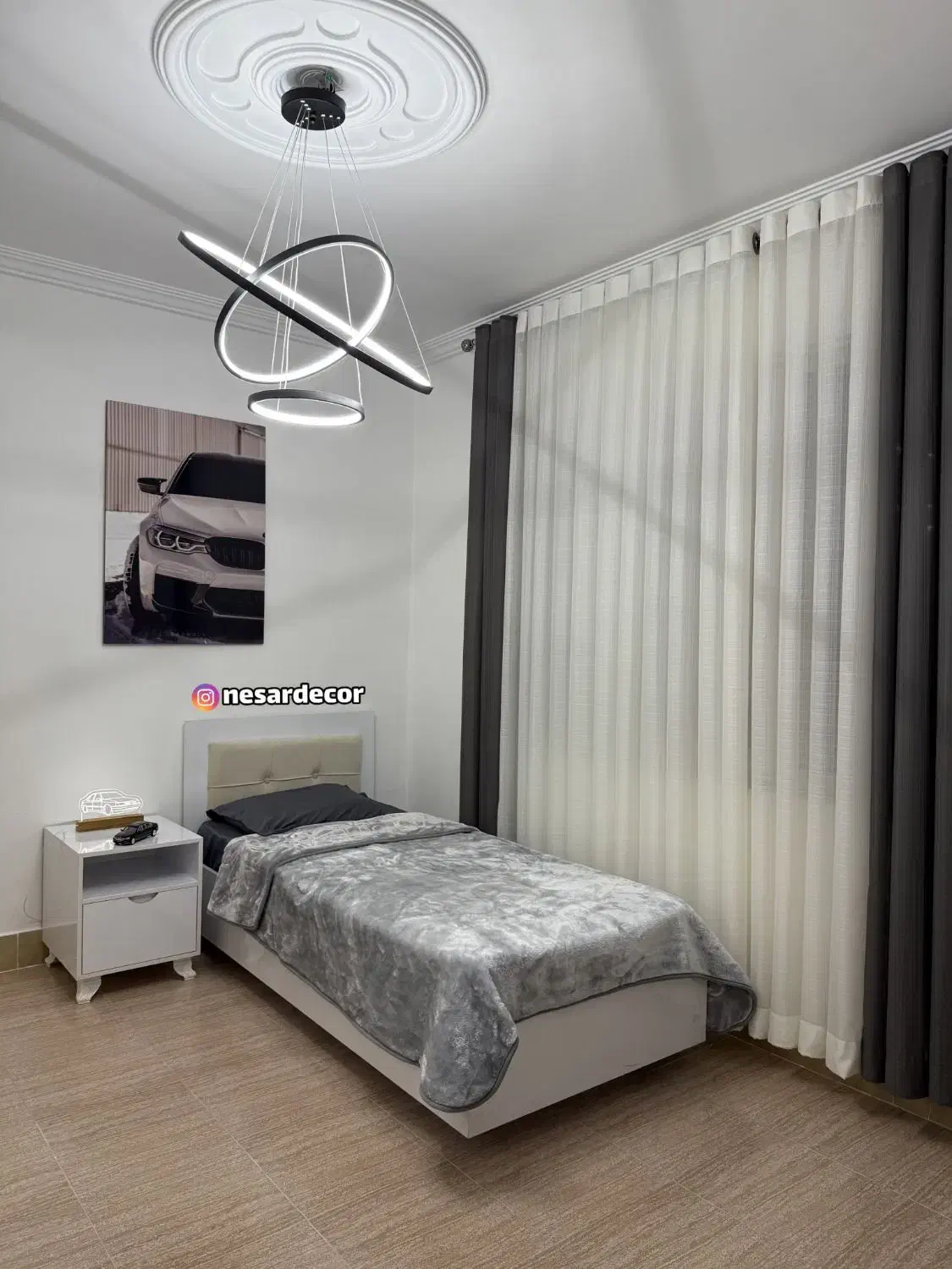 تخت و پاتختی و میز آرایش|تخت و سرویس خواب|بیجار, |دیوار