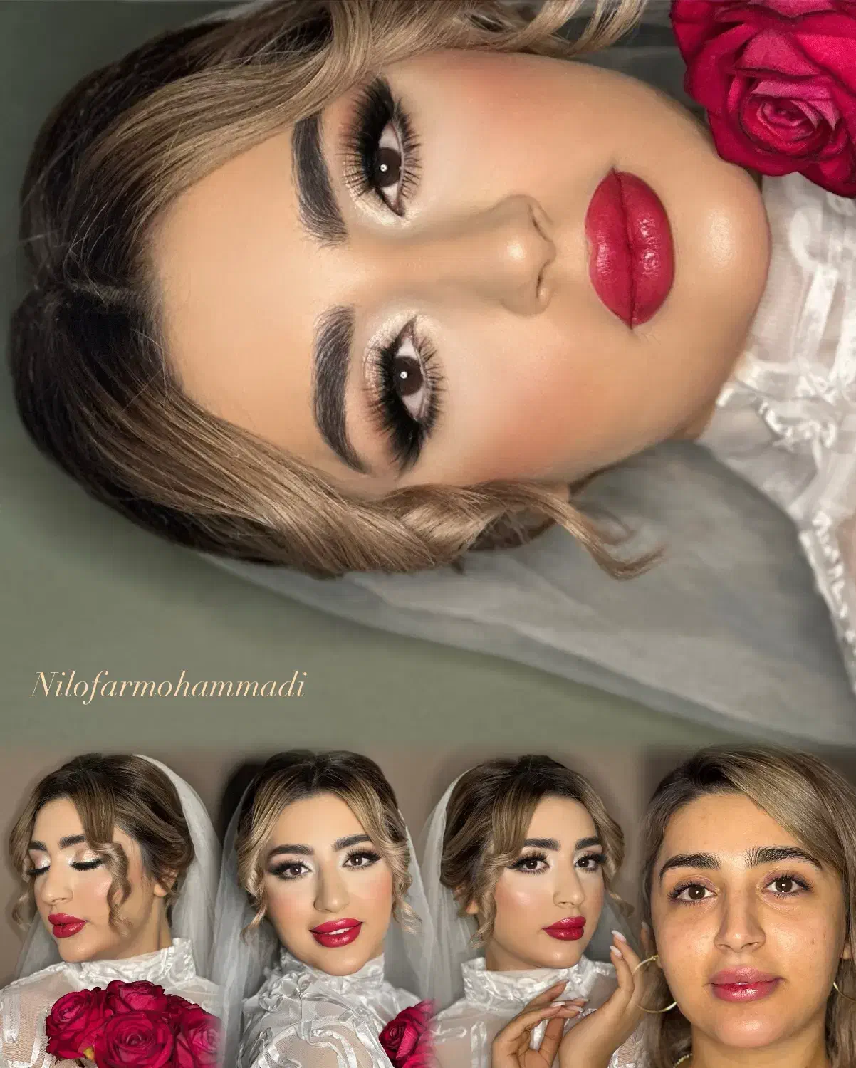 میکاپ و شنیون تخصصی عروس و همراه|خدمات آرایشگری و زیبایی|بوشهر, |دیوار