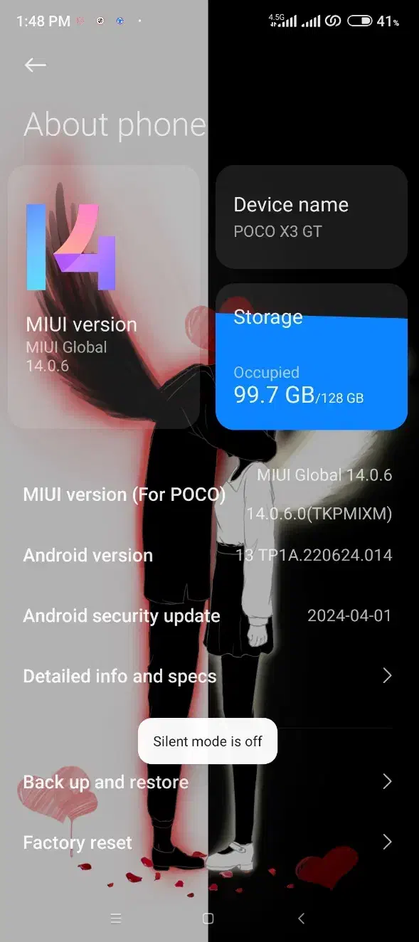 گوشی Poco x3 gt|موبایل|نور, |دیوار