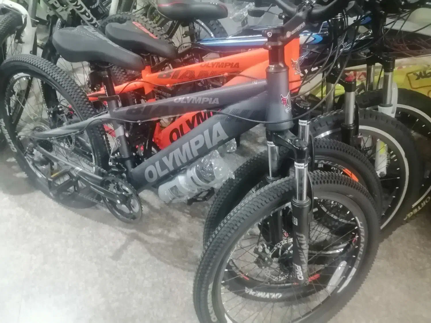 دوچرخه سایز 27.5 المپیا ترمز دیسکی 24 دنده|دوچرخه، اسکیت، اسکوتر|یزد, |دیوار