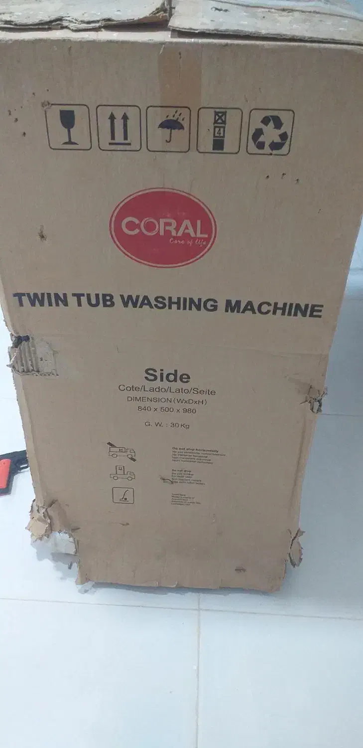 لباسشویی دوقلوی 18 کیلویی مارک کرال|ماشین لباسشویی و خشک‌کن لباس|سوق, |دیوار