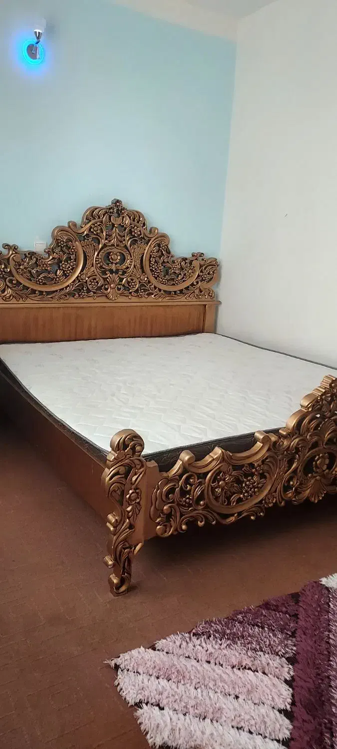 فروش سرویس خواب طرح سلطنتی|تخت و سرویس خواب|صحنه, |دیوار