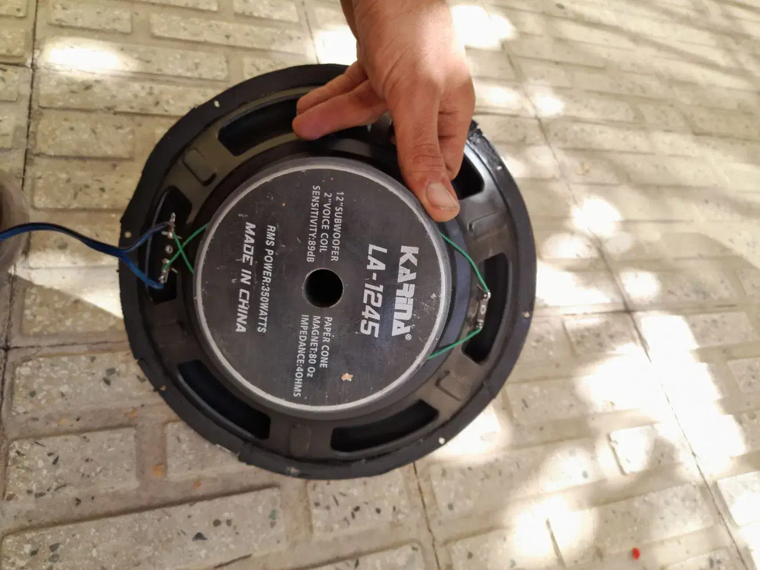 ساب ووفر کارینا  درحدنو ۱۲ اینچ|صوتی و تصویری|ابهر, |دیوار