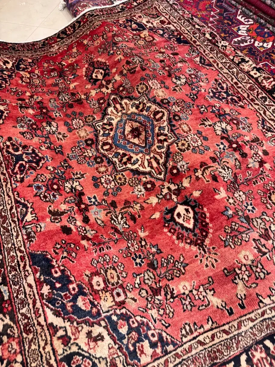 ۶متری دستبافت گوشتدار همدان رنگ گیاهی|فرش|تهران, یوسف‌آباد|دیوار