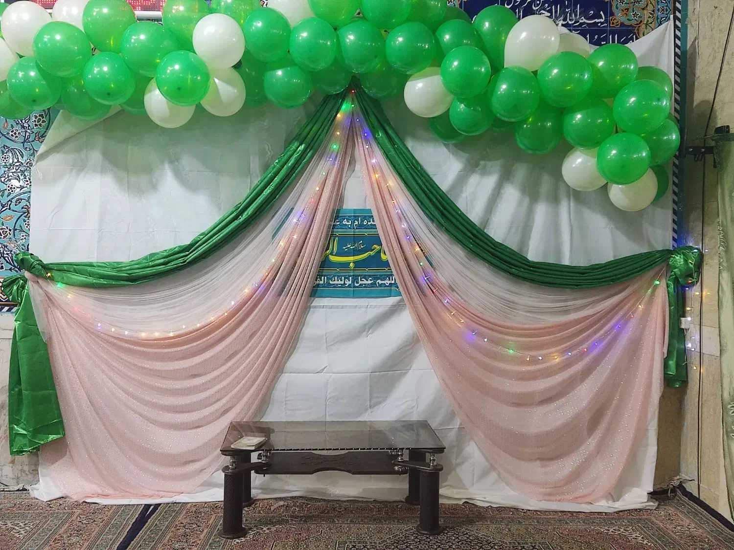 ریسه بادکنک|ریسه و چراغ تزئینی|اصفهان, ارزنان|دیوار