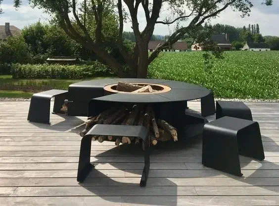 آتشدان پارادایس با نیمکت|بخاری، هیتر، شومینه|تبریز, |دیوار