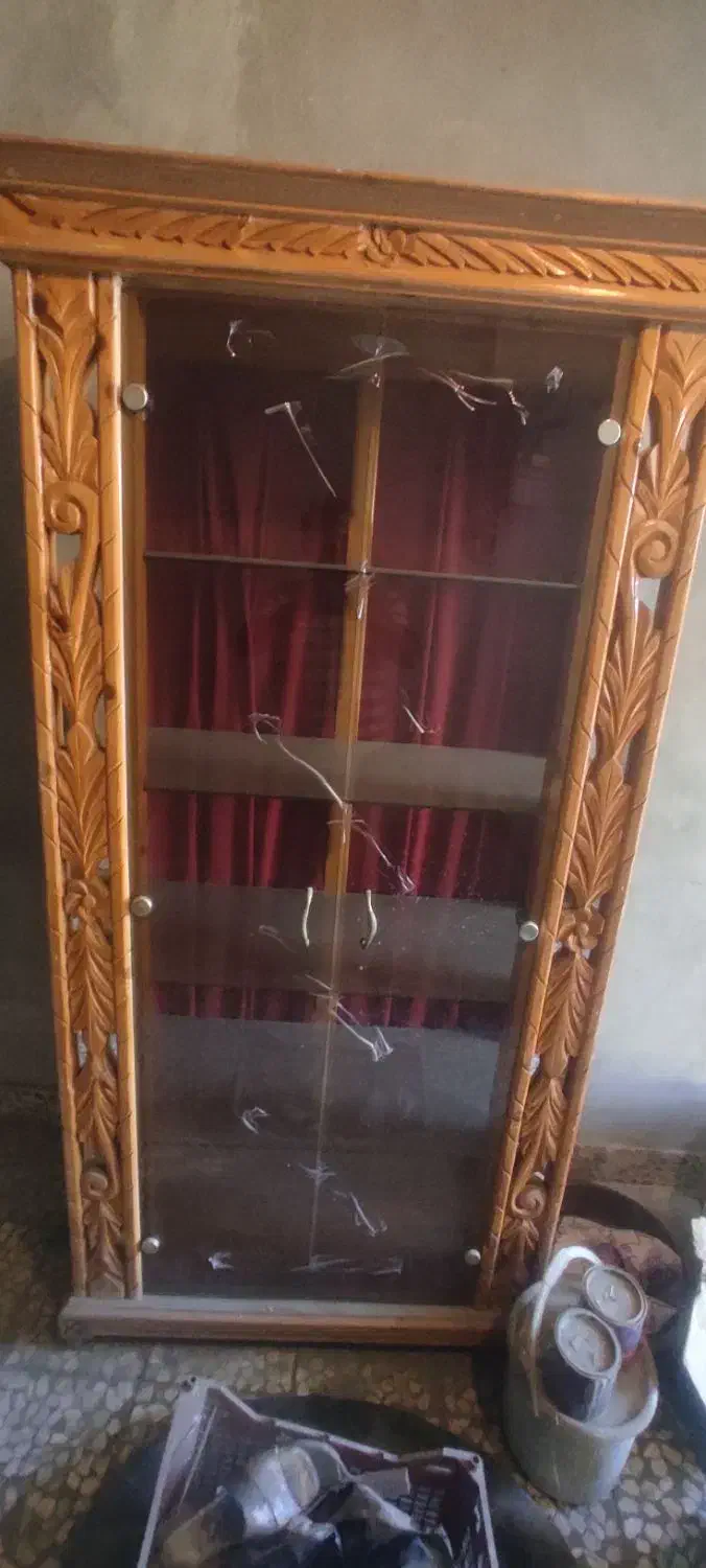 بوفه شیشه ای|بوفه، ویترین، کنسول|آمل, |دیوار