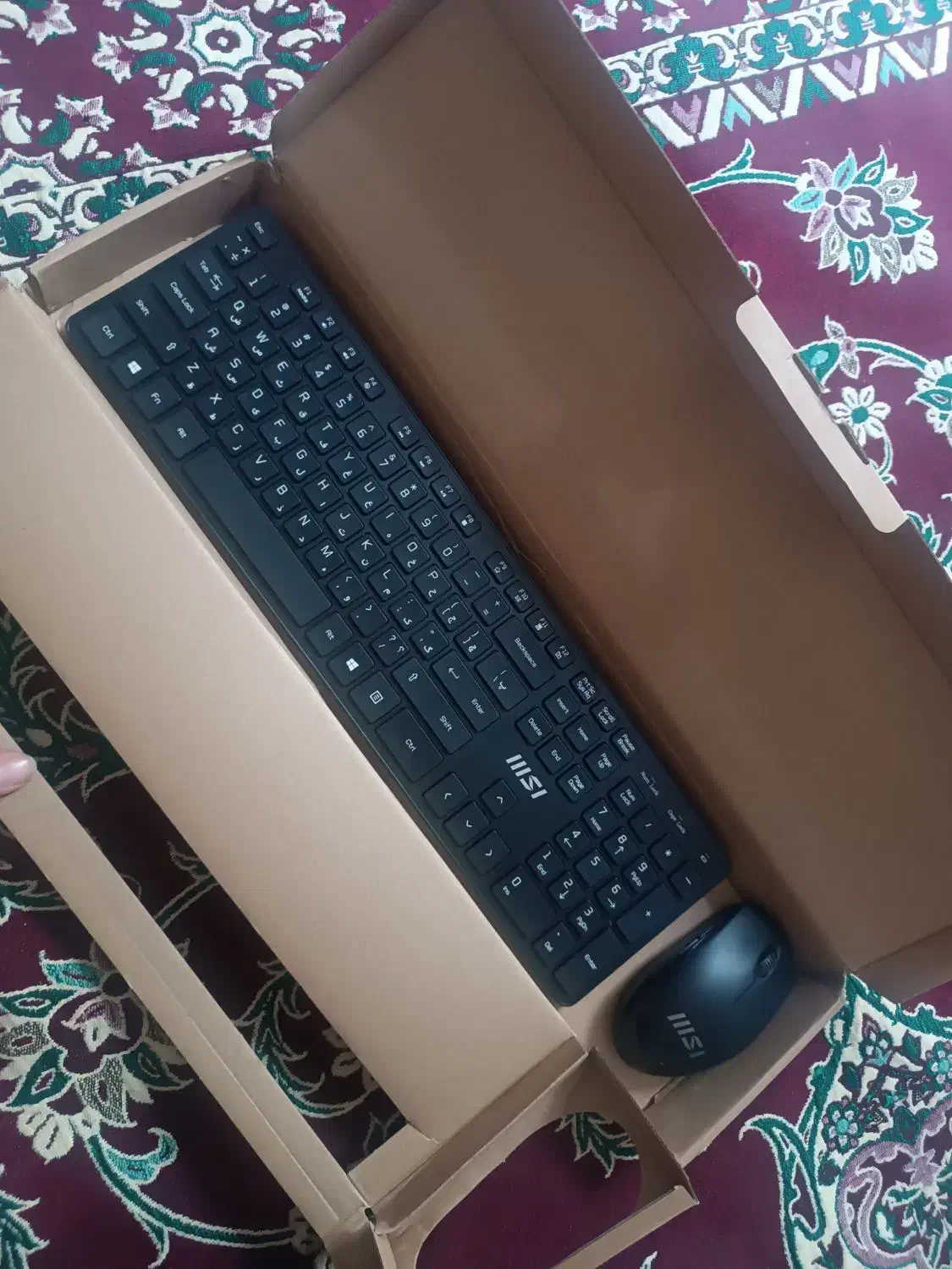 موس و کیبورد وایرلس(بی سیم)msi مشابه نو|قطعات و لوازم جانبی رایانه|اسلامشهر, شهرک مهدیه|دیوار