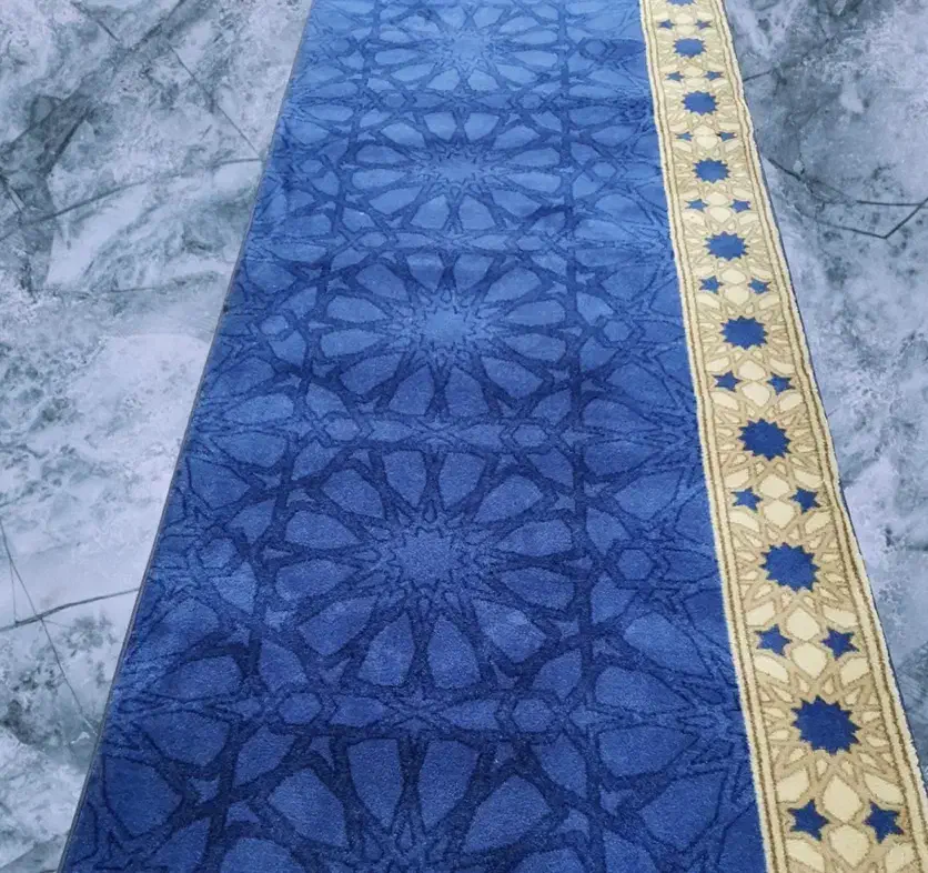 فرش سجاده طلاکوب عربی مسجدی تشریفاتی|فرش|تهران, زیبادشت|دیوار