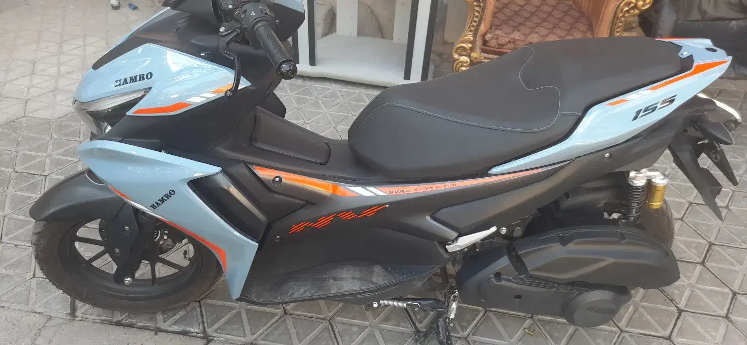 ایروکس همرو ۱۵۵|موتورسیکلت|لنجان, |دیوار