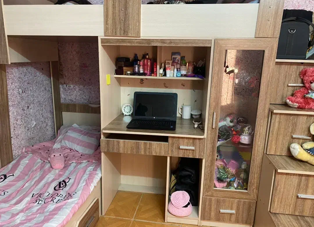 تخت نوجوان و کودک ۲ طبقه اسلامشهر|تخت و سرویس خواب|اسلامشهر, شهرک واوان|دیوار