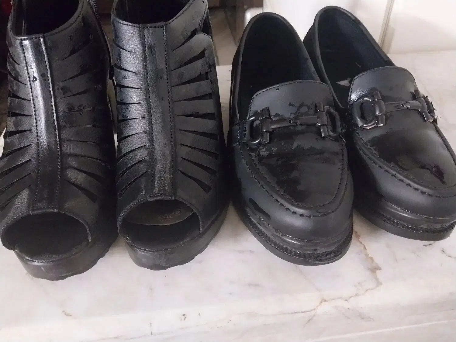 دو جفت کفش سالم|کیف، کفش، کمربند|لالی, |دیوار